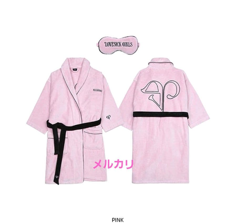BLACKPINK バスローブ セット ルームウェア タグ付