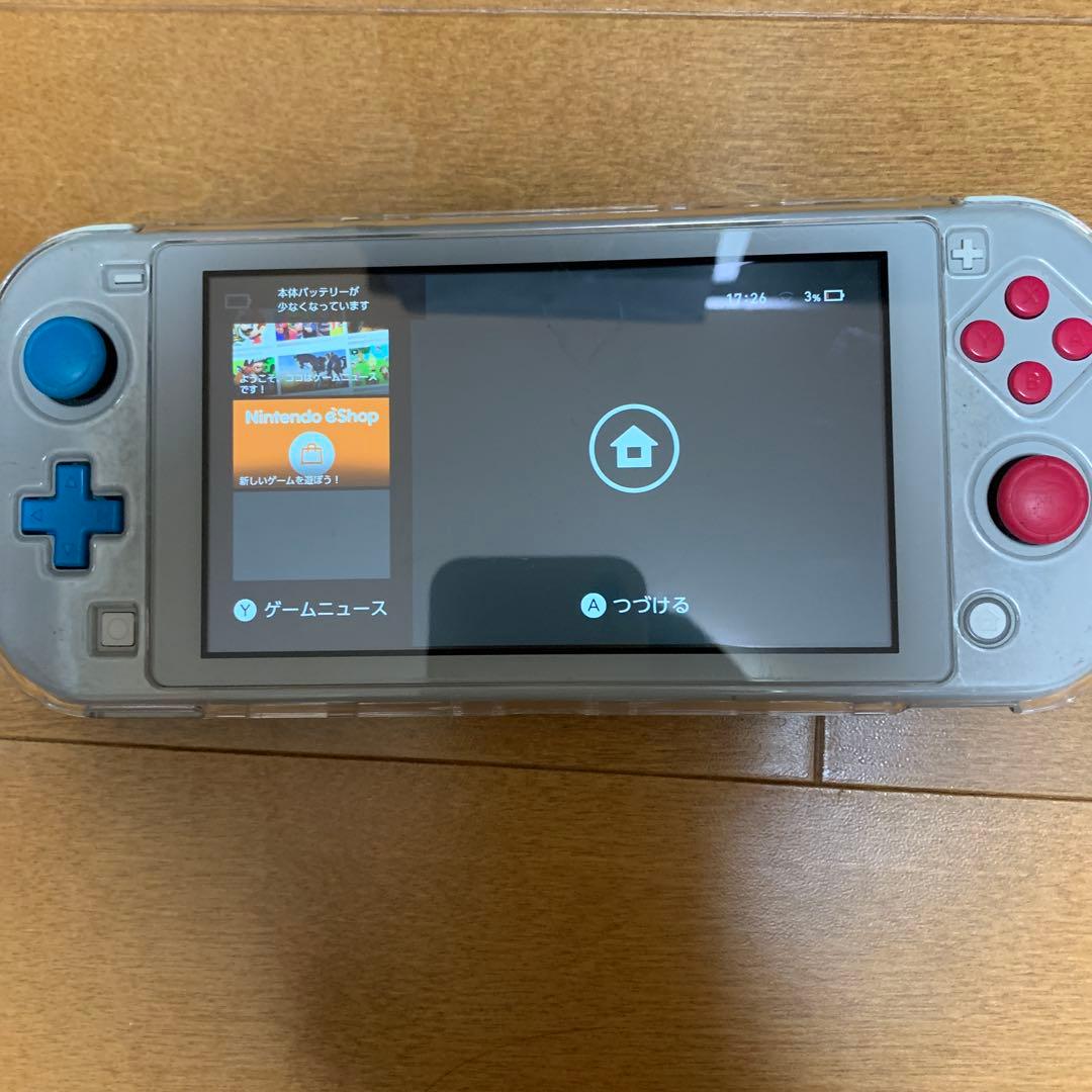Nintendo Switch Lite グレー ポケモンケース付き