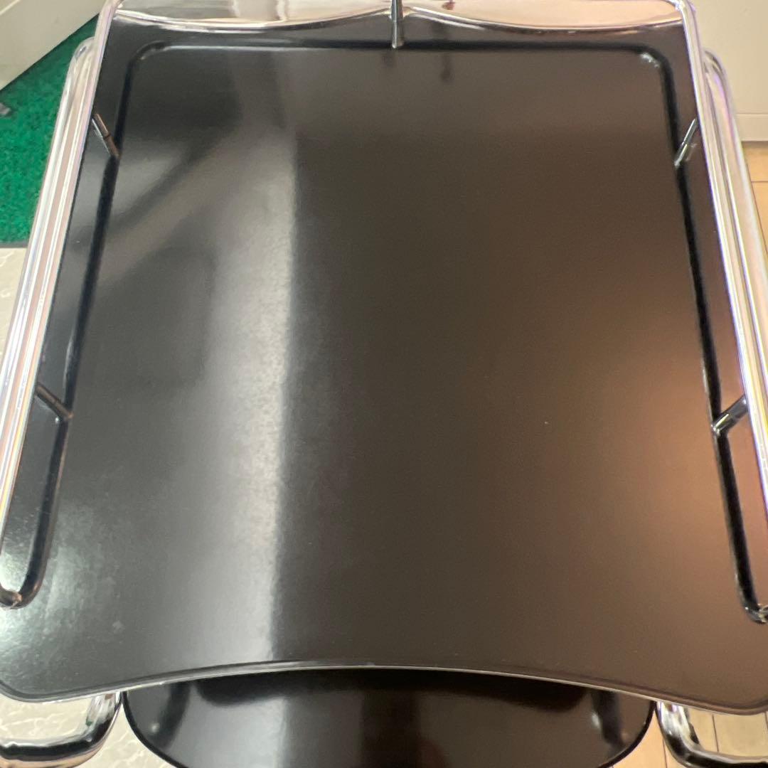 理美容用キャスター付きワゴン 2段収納