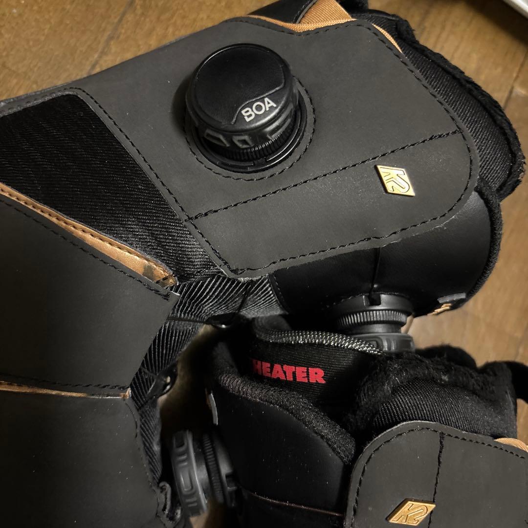 SPACE WEATER K2スノーボードブーツ ブラック子供用！
