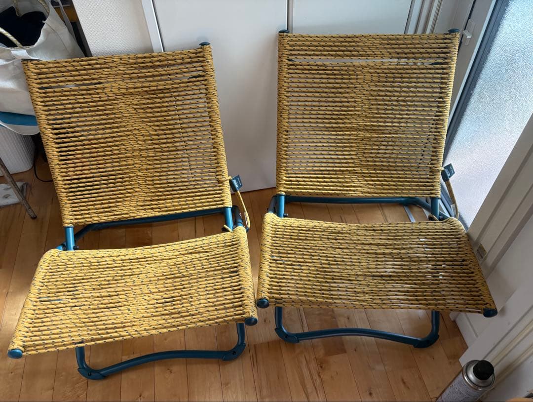 ＲＥＩ　新品の未使用　アウトドアチェア 2脚セット　ローチェア