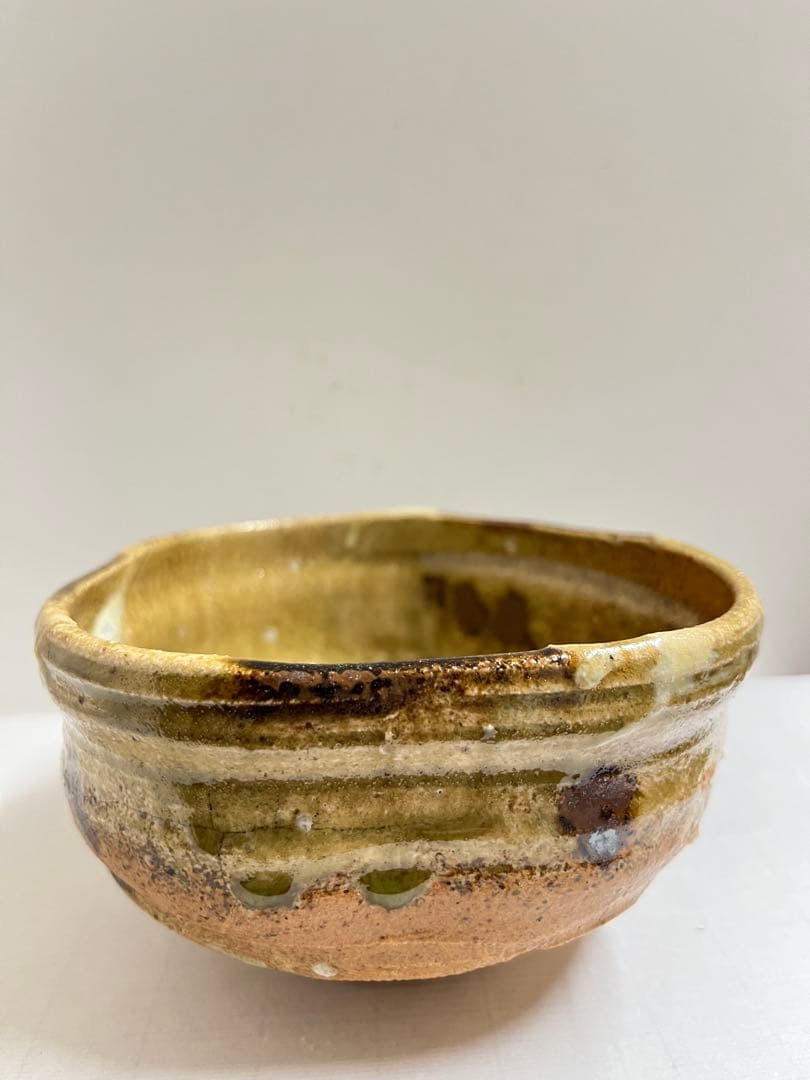 美濃焼の名工加藤勝之造 伊賀茶碗　絵唐津茶碗 で２点 ムギムギさん