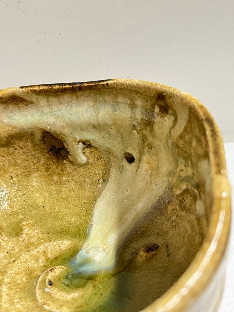 美濃焼の名工加藤勝之造 伊賀茶碗　絵唐津茶碗 で２点 ムギムギさん