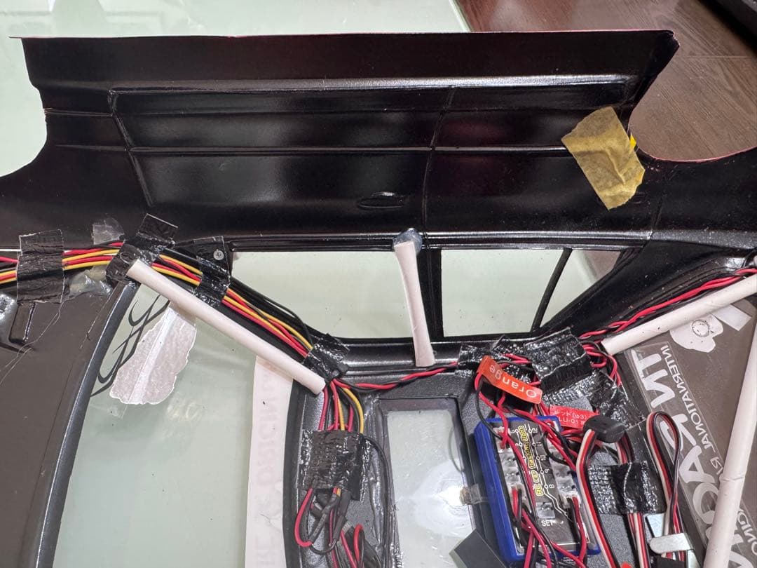 一番星 スカイライン ER34 4dr ミラーマフラー 電飾付き