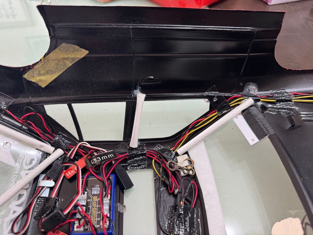 一番星 スカイライン ER34 4dr ミラーマフラー 電飾付き