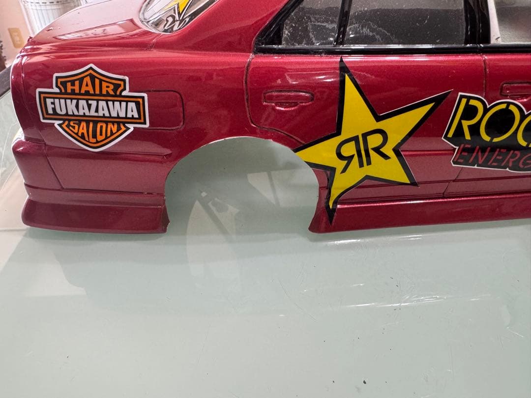 一番星 スカイライン ER34 4dr ミラーマフラー 電飾付き