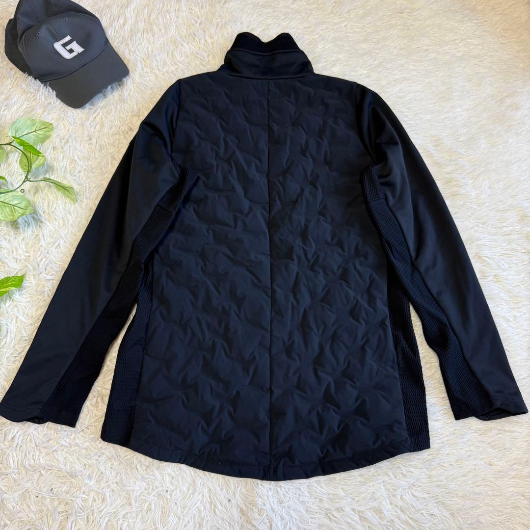 【デサントゴルフ】美品ダウンジャケット g-arc XOサイズ メンズ ブラック