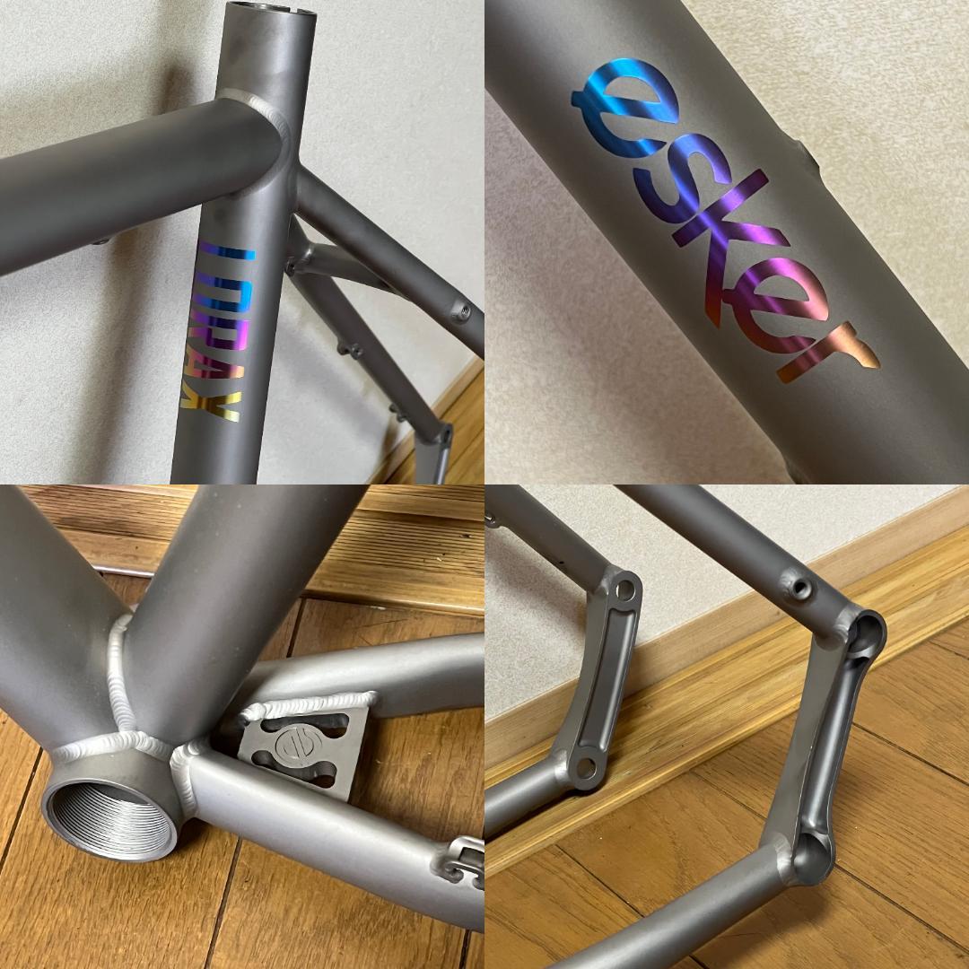 超希少レインボー限定版Esker lorax SS tiチタングラベルフレーム