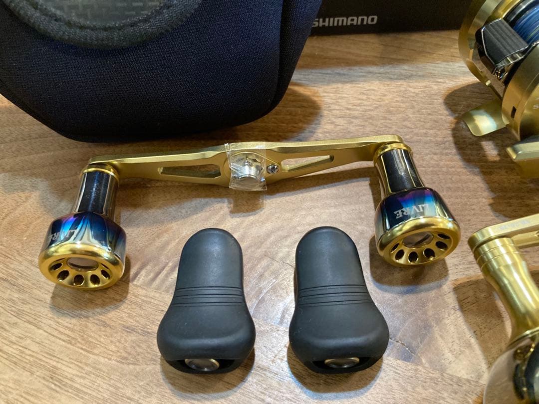 美品 23 オシアコンクエスト 200PG リブレ 限定ハンドル SB70-75