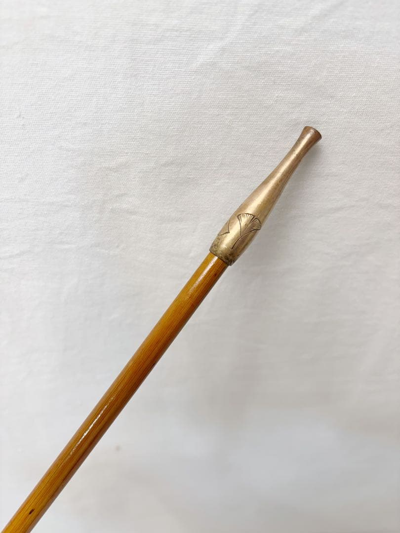 未使用 茶道具三代田原一斎作 鵬雲斉好 手付莨盆 崇白造 火入黒柿八角銀杏莨入