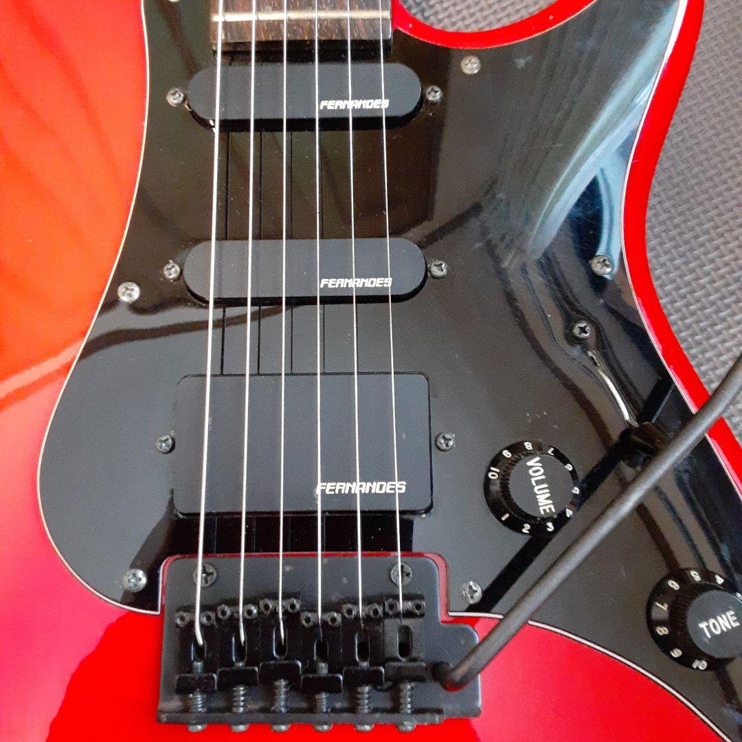 FERNANDES エレキギター レッド　ゴトーペグ