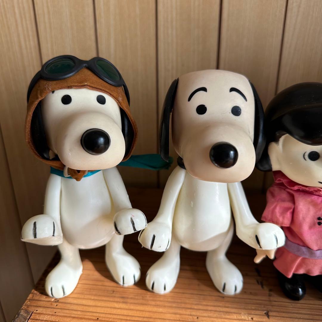 ヴィンテージ ポケットドール スヌーピー フィギュアセット 7体