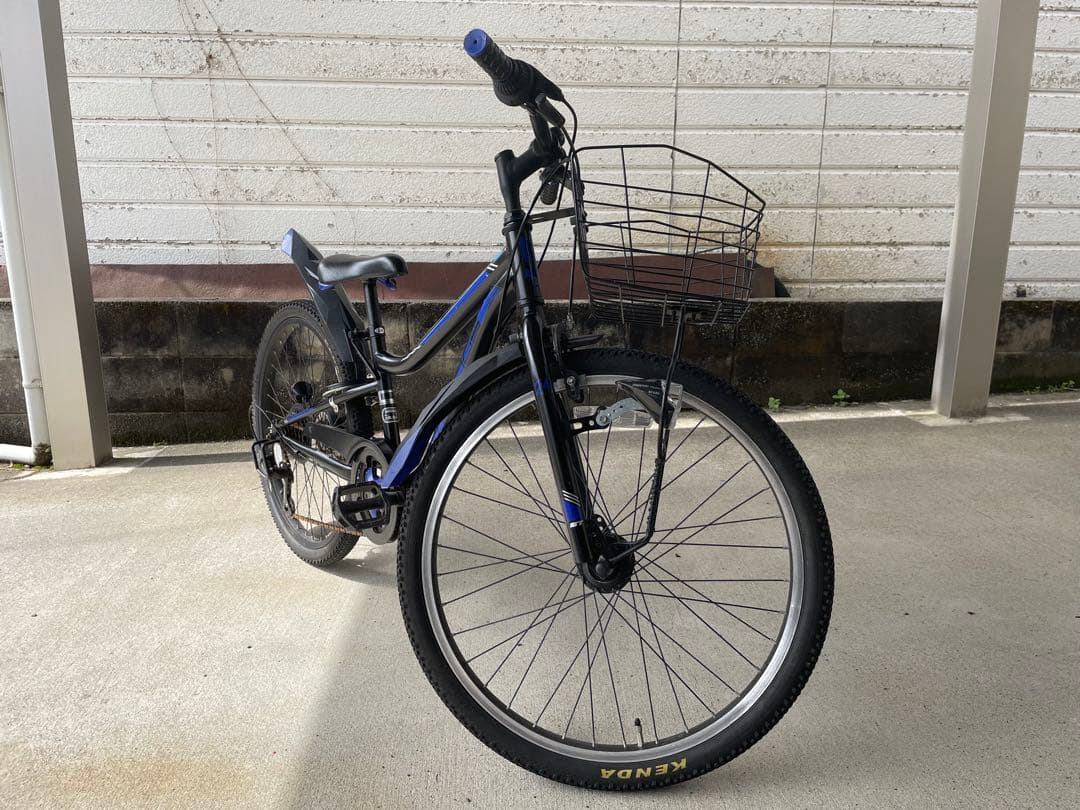 【直接引渡希望】キッズ　自転車　24インチ　6速ギア　オートライト