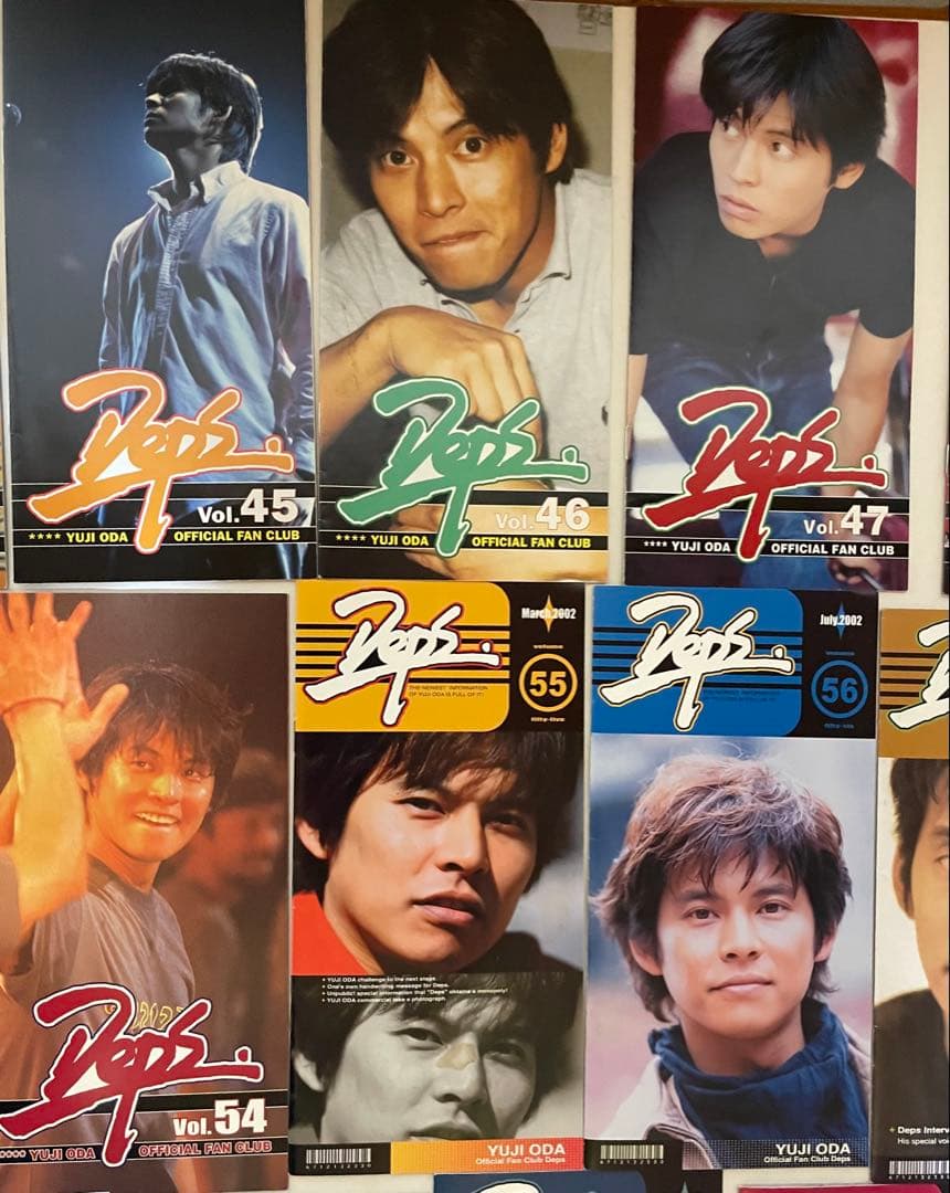 織田裕二さんファンクラブ会報41〜96号(55冊)