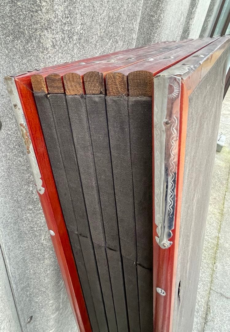 稀少/旧家/時代物/当時物/古美術/屏風/紙本/8曲/古民家/①