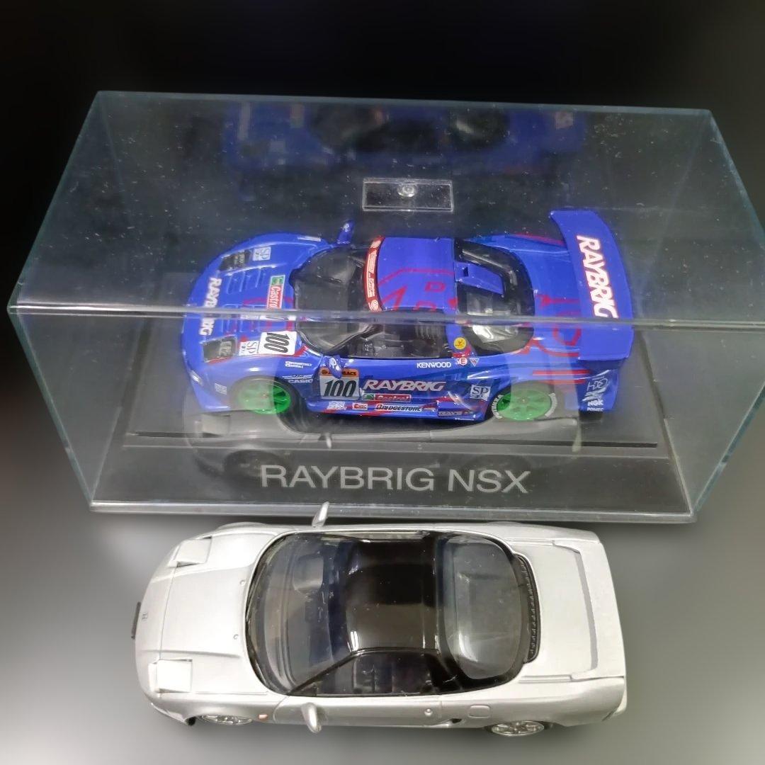 RAYBRIG NSX・NSXミニカー 1/43　２台セット