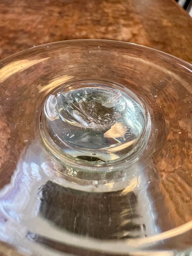 大正ロマン　筒型氷コップ　乳白縁緑　ウランガラス　和ガラス　アンティーク　古道具