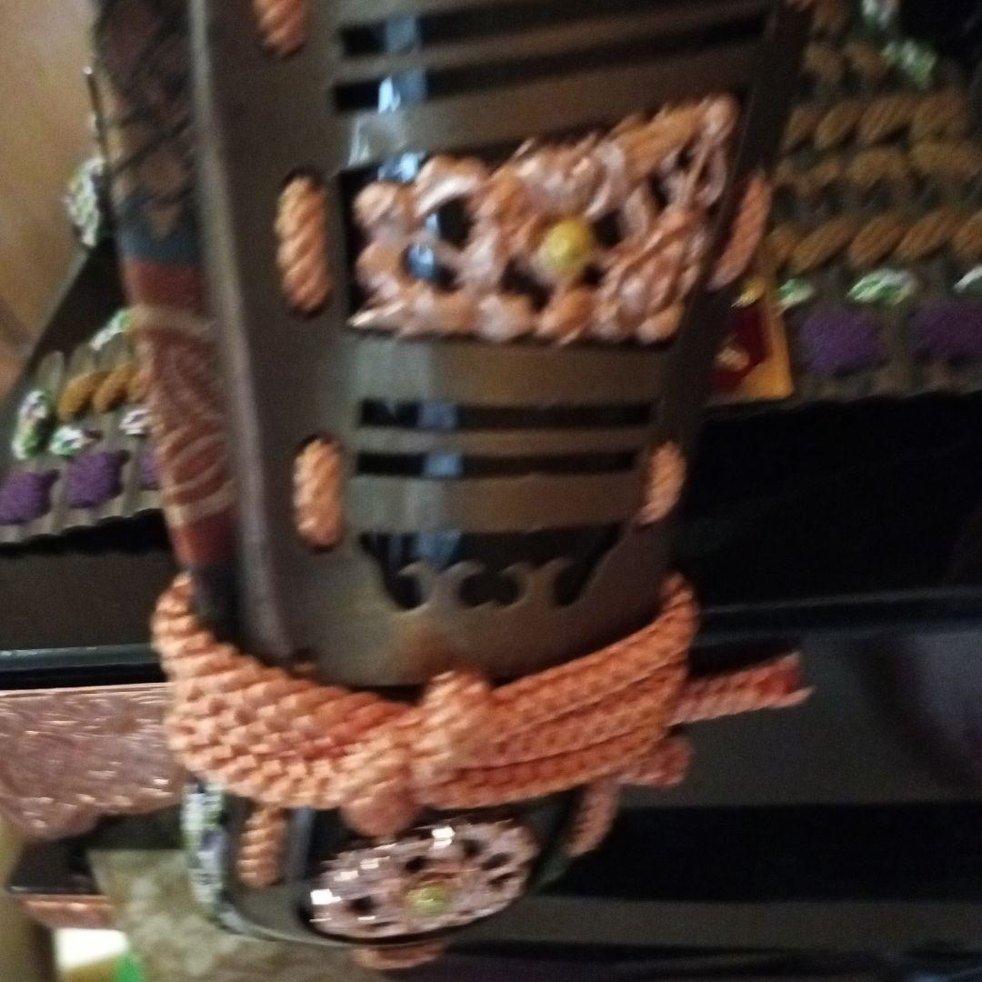 五月人形兜　峰月作　弓刀セット