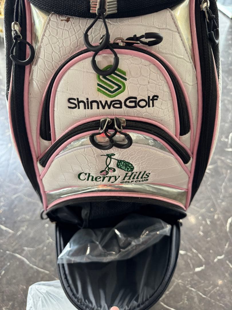 【新品】ゴルフキャディバック　日本女子プロゴルフ選手権限定