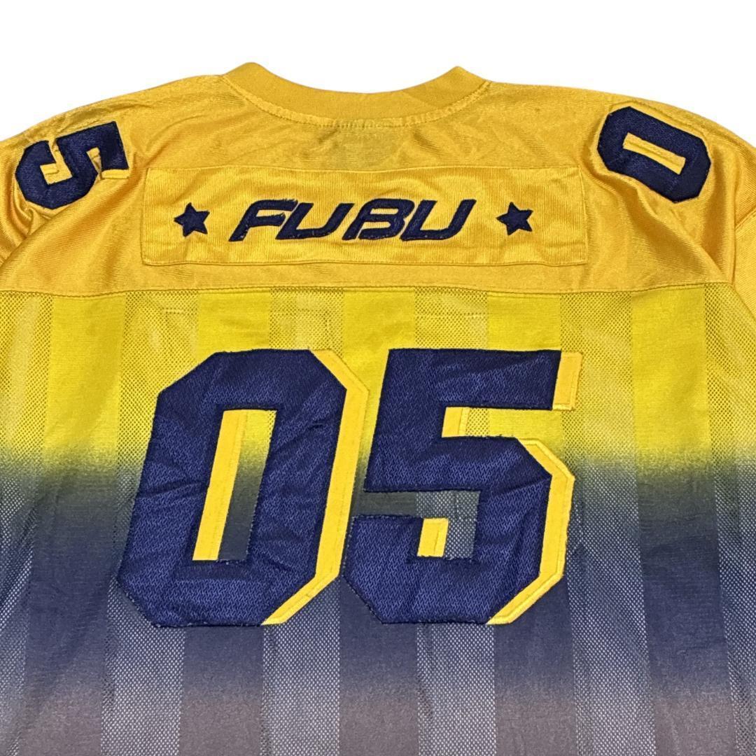 FUBU フブ 両面刺繍 3XL ゲームシャツ ユニフォーム 古着 ヒップホップ