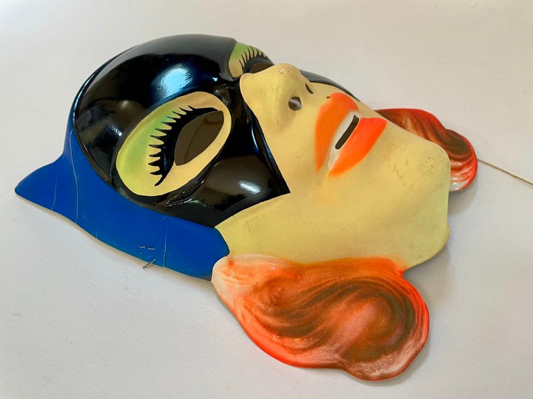 バットマン バットガール マスク お面　ビンテージ レトロ　レア　アメコミ70代