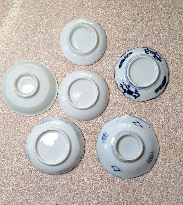 古伊万里の豆皿 6枚セット