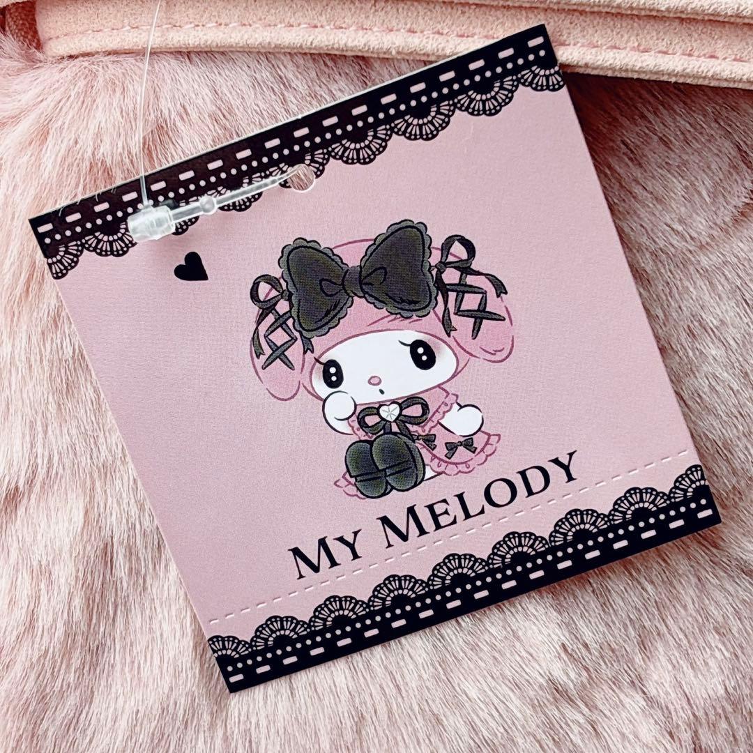 ♡ マイメロ 2025年初売り 真夜中のメロクロ フェイス形トートバッグ ♡