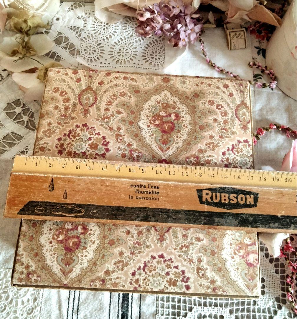 フランス アンティーク★カルトナージュ 布箱 フレンチファブリック