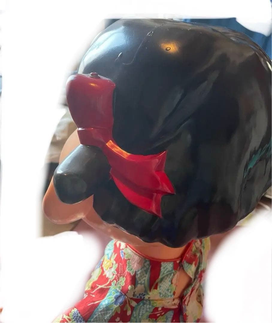 花柄 浴衣　等身大 ペコちゃん