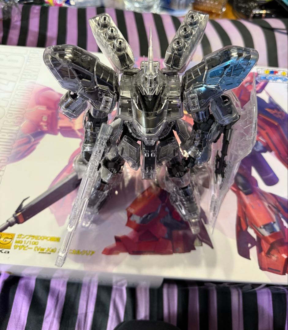 ガンダムEXPO限定 MG サザビー ver.ka メカニカルクリア　rg
