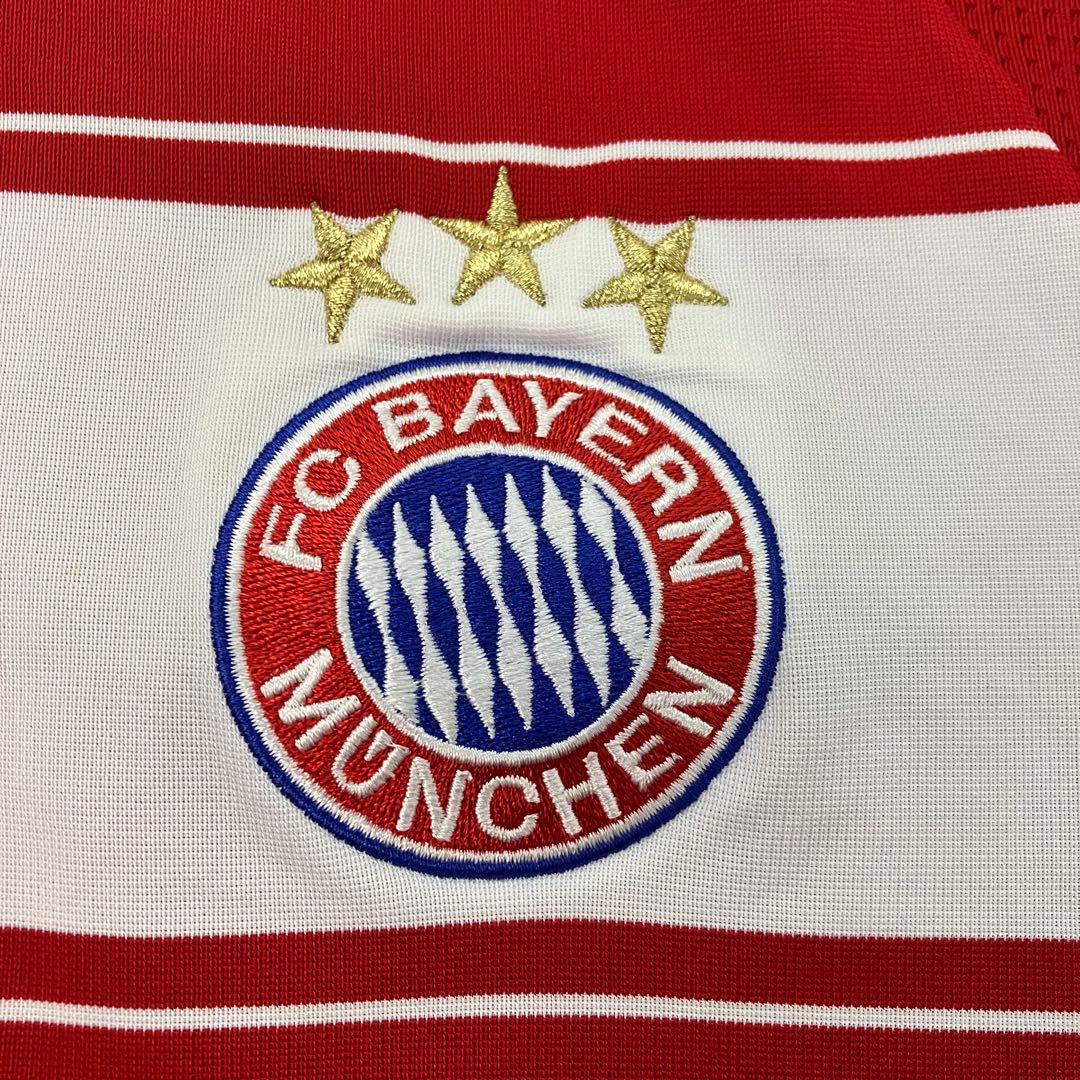 adidas バイエルンミュンヘン サッカーシャツ 2007-2009 赤白