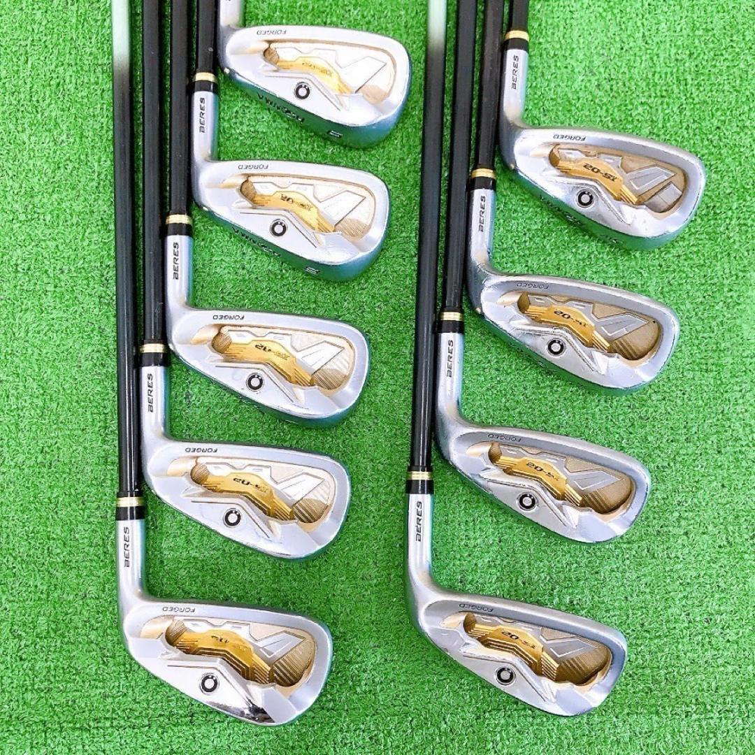 テ24★★2星2S ホンマベレス IS-02 9本アイアンセット 純正BERES