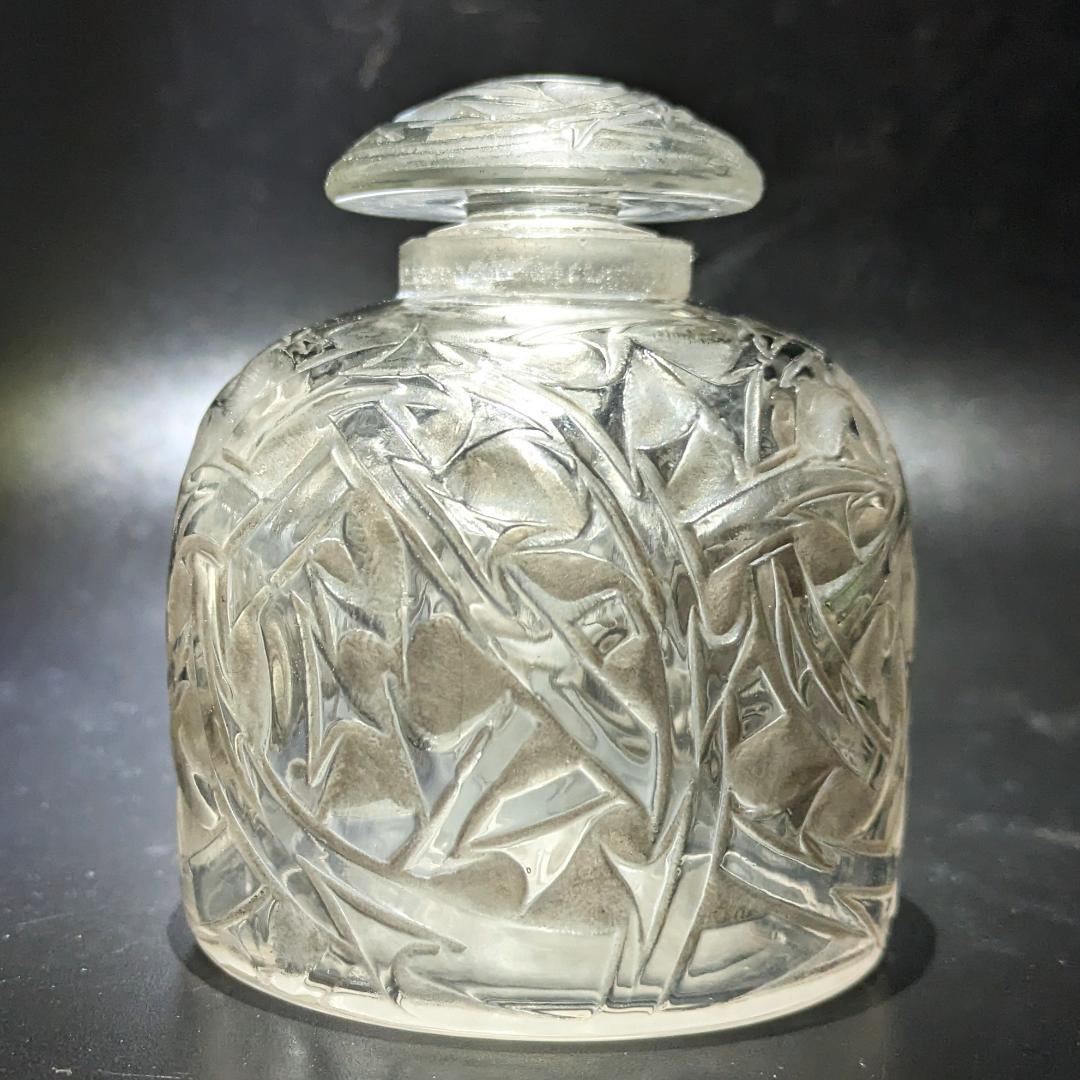 名品★ルネ・ラリック 香水瓶 エピヌ 茨 1920年 ダブルサイン グレーパチネ