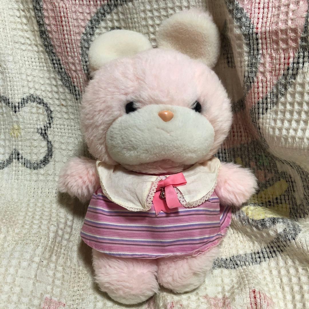 吉徳　クリーミー　昭和レトロ　初期タグ　当時の物　ウサギ＆ネコ　ぬいぐるみ　中古