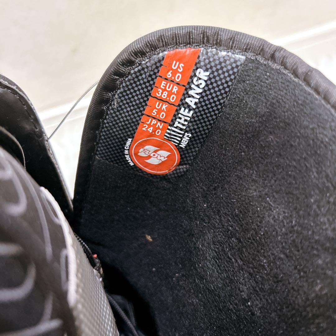 【美品】FLOW THE ANSR シングルBOA 24.0cm スノボブーツ
