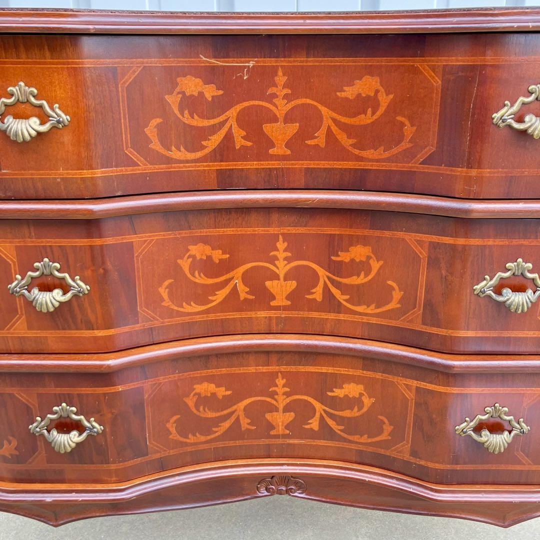 イタリア家具 タロッコ社 象嵌デザイン 猫足 ヴェローナ キャビネット チェスト