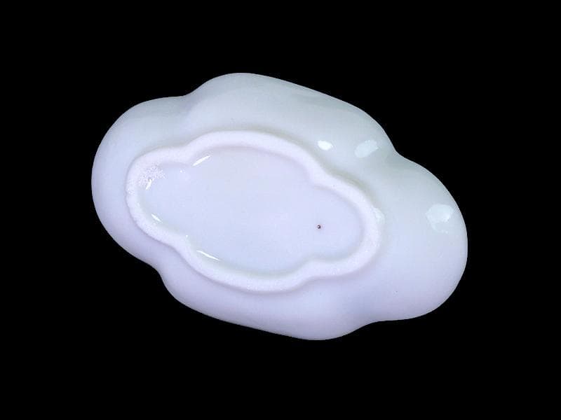 伊万里　瀬戸　染付　藤の図　木瓜型変形皿　豆皿　E685AS-fbqd