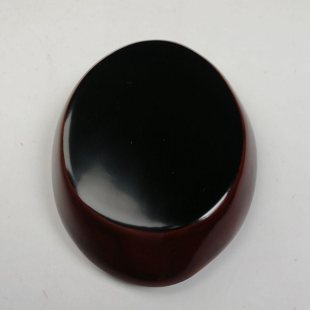 Ｗ１３　香合　『輪島乾漆造り　鶴香合　壱』『塗師　川岸充雅 造』　共箱　茶道具