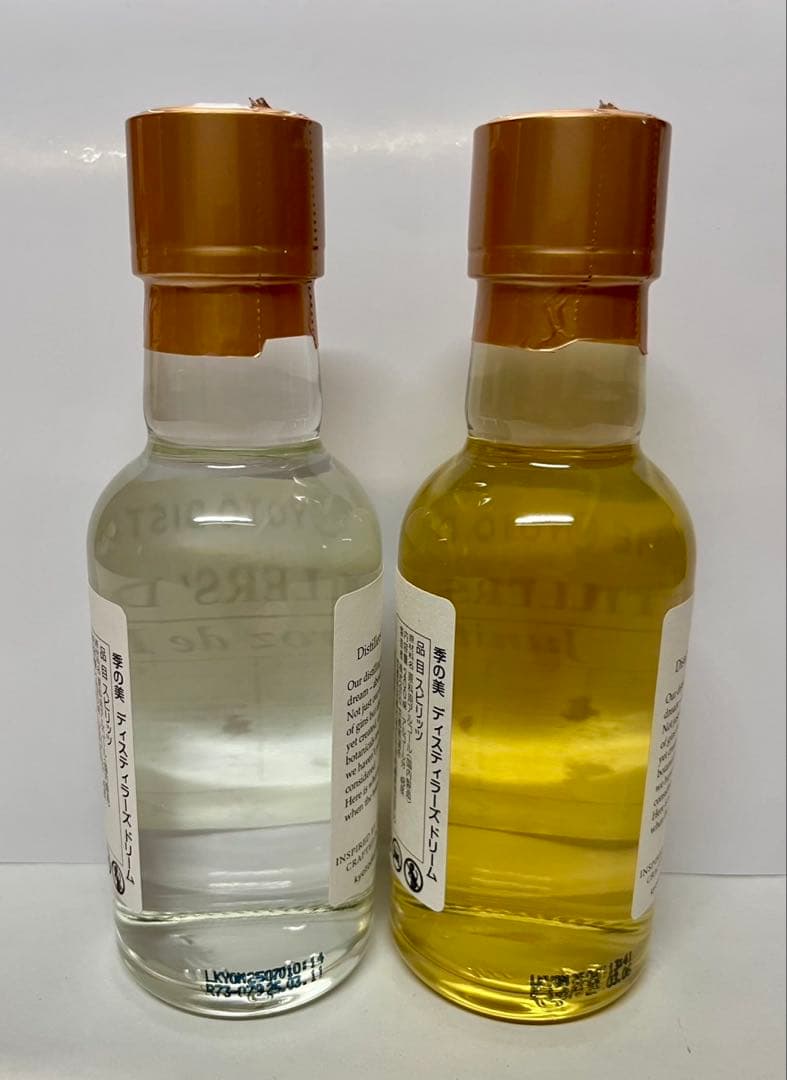 京都蒸溜所 ディスティラーズドリーム 2本セット　各200ml 季の美　稀少ジン