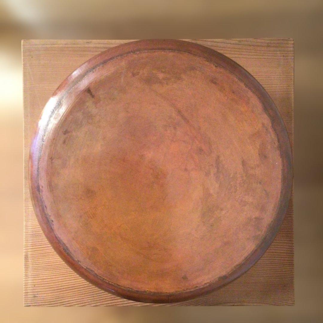 アンティーク　輪島塗り　火鉢　大型　五徳と火箸　木箱付き