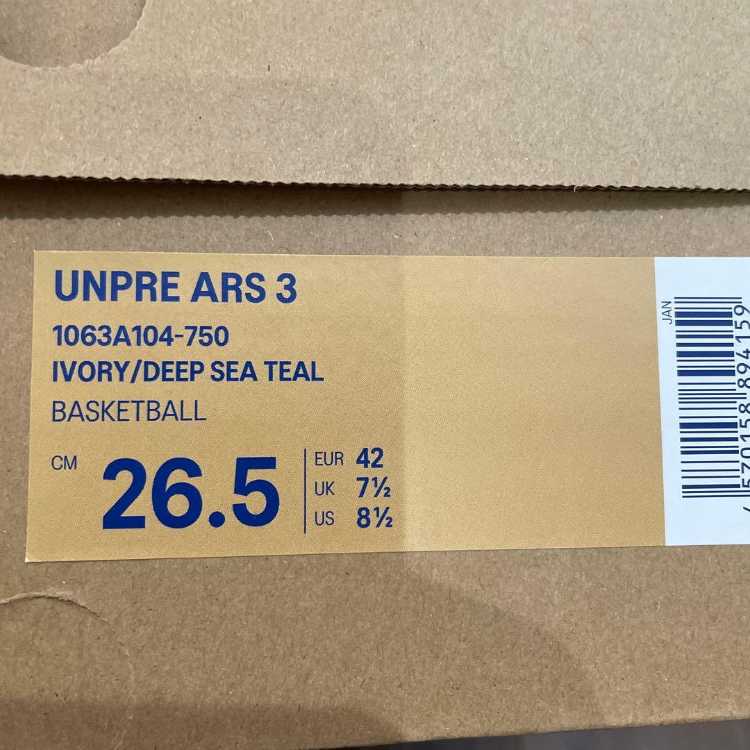 ASICS UNPREARS 3 アンプレアルス3 バッシュ 26.5センチ