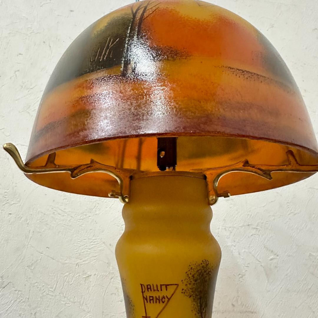 ドームナンシー　吊り卓上照明　アンテルカレール　被せガラス　高さ40cm