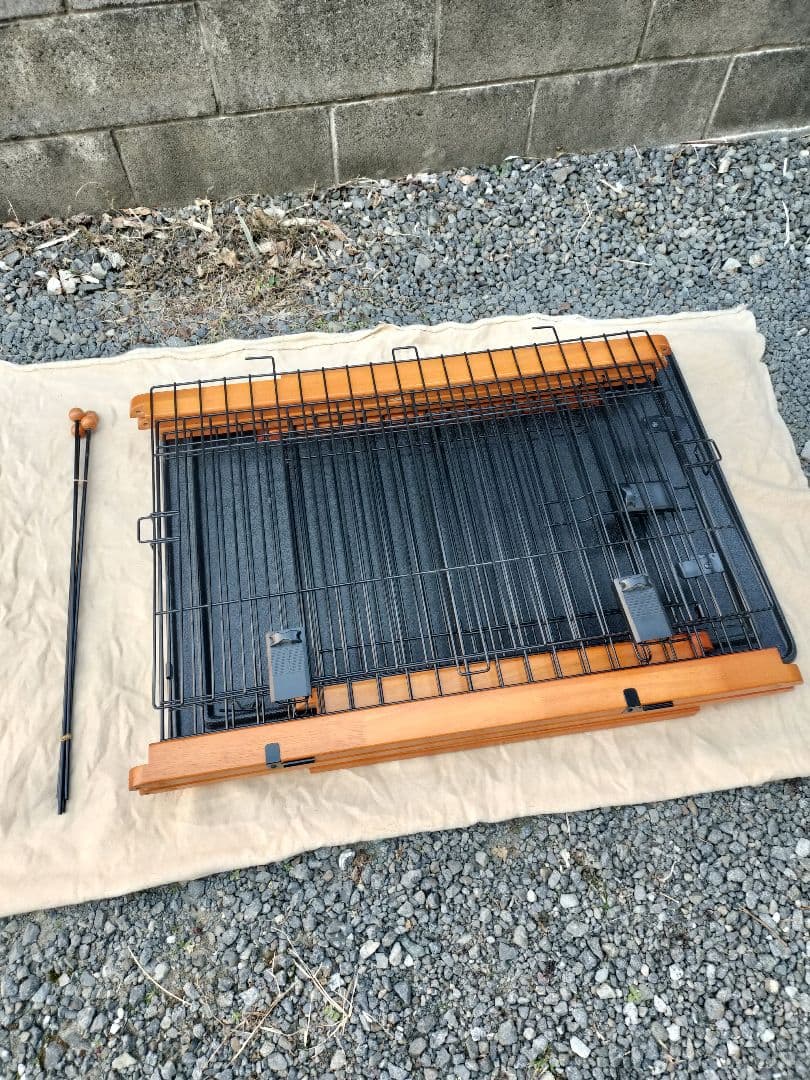 超小型〜中型犬用ペットサークル スチール・木材製