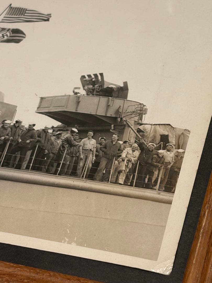 ビンテージ　フォト　写真　40s US NAVY フレーム付き