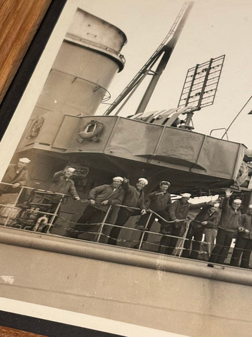 ビンテージ　フォト　写真　40s US NAVY フレーム付き