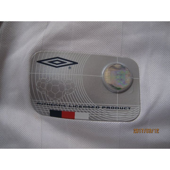 元イングランド代表 マイケル・オーウェン代表 ユニフォーム