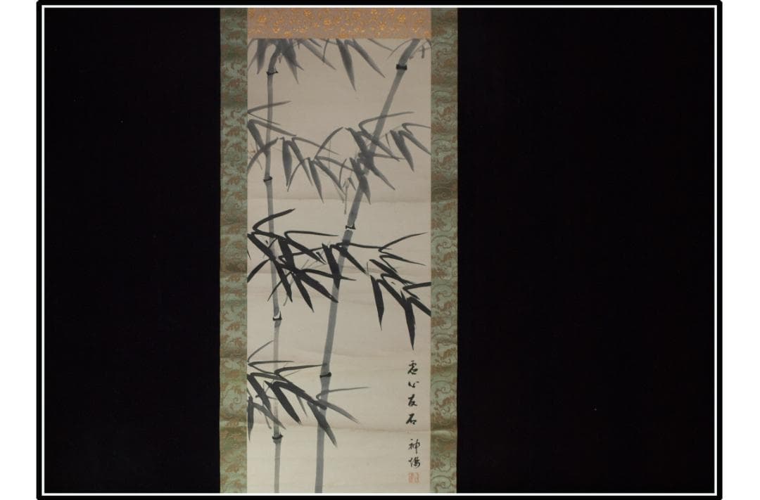 古民家整理品　日本江戸時代肉筆掛け軸そ※激安骨董品 X1133C16-9