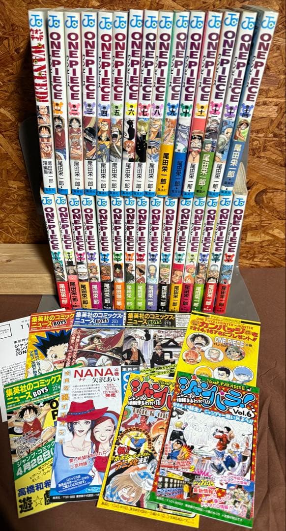 ワンピース1巻〜31巻(27&29無し)尾田栄一郎ウォンテッド30冊中28冊初版