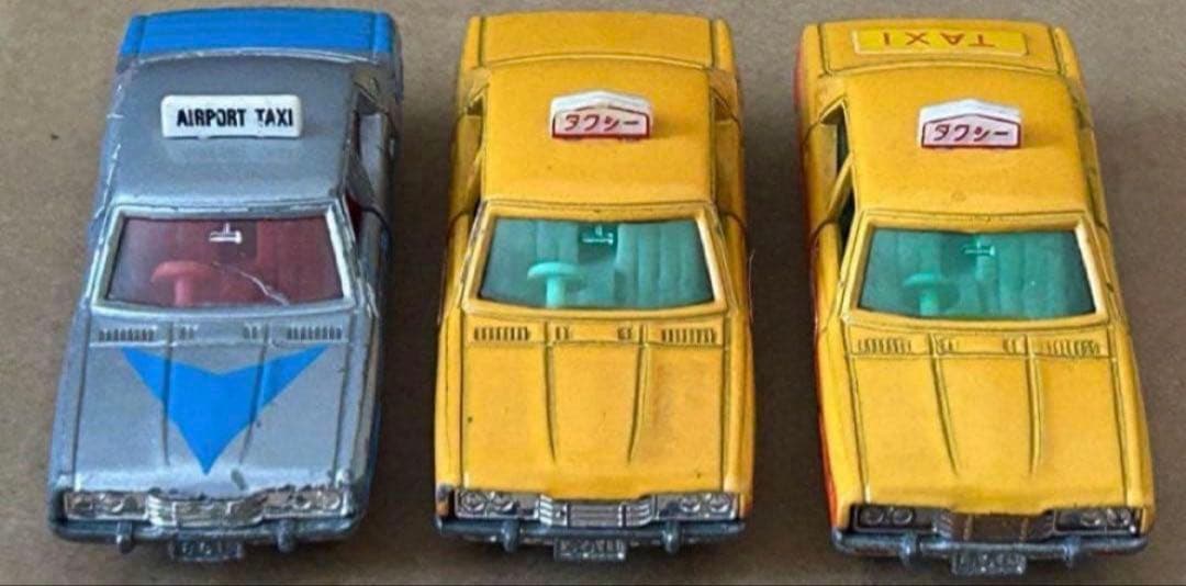 トミカ ニッサン セドリック 2800SGL タクシー 3台