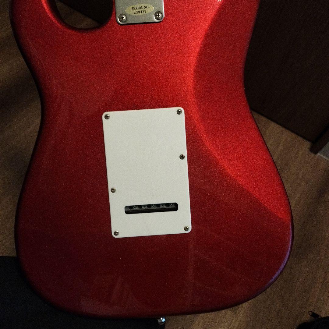中古エレキギター　mushroom　ストラトキャスター レッド